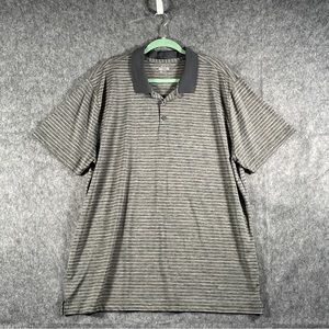 BCG Mens Golf Polo Gray Stripe Size 3XL